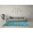 thumbnail image 3 of Ahgly Company Indoor Rectangle Oriental Light Blue Traditional Area Rugs, 3' x 5', 3 of 4