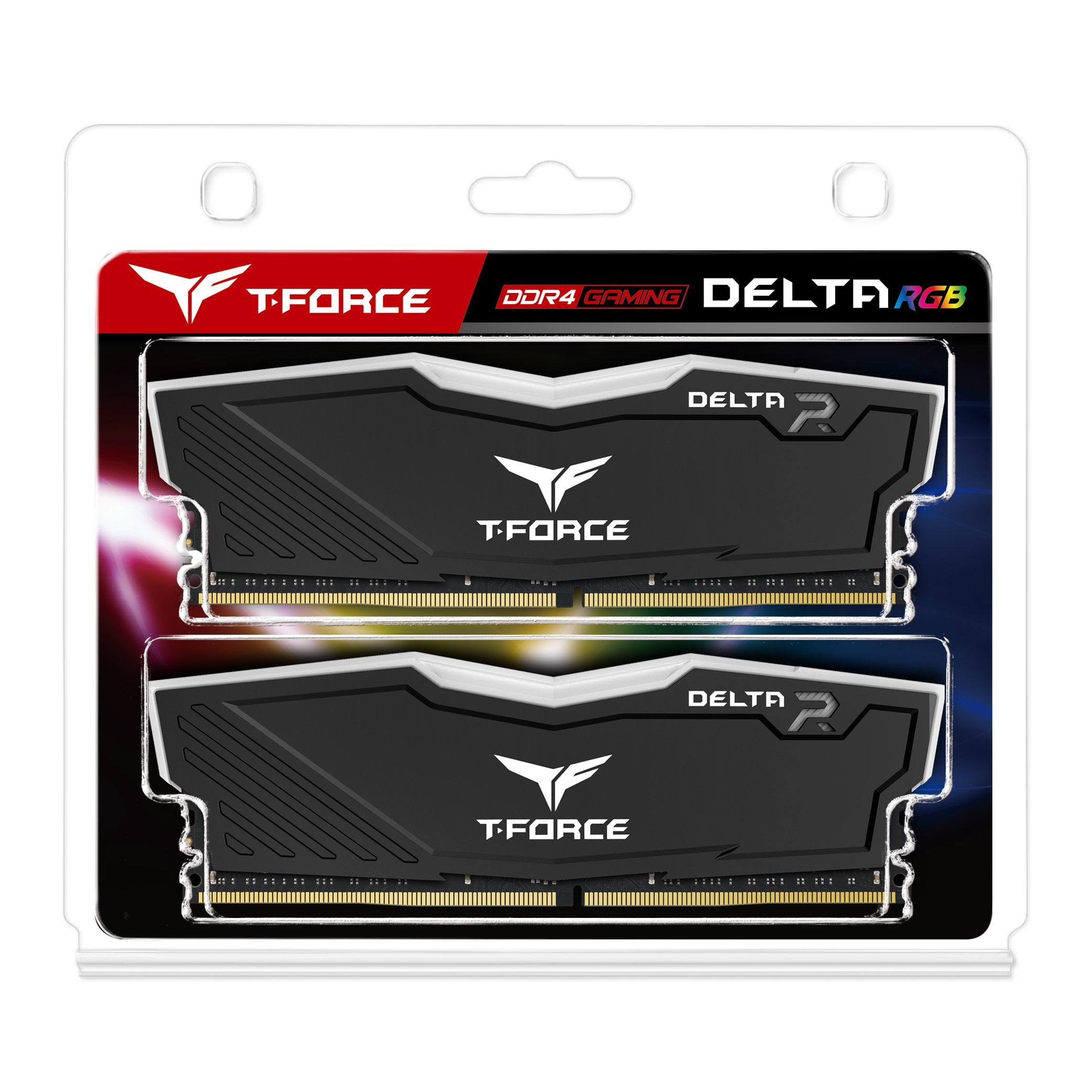 T-Force DELTA RGB - DDR4 - kit - 16 GB: 2 x 8 GB - DIMM 288-pin
