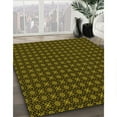 thumbnail image 3 of Ahgly Company Machine Washable Indoor Rectangle Transitional Black Brown Area Rugs, 6' x 9', 3 of 7