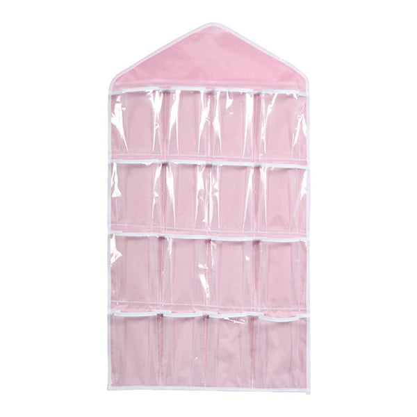 16 Pockets Clear Over Door Hanging Bag Shoe Rack Hanger Underwear Socks Bra Closet Storage Tidy Organizer Pink Walmart Com Walmart Com,Best Electronic Gadgets To Buy Under 5000