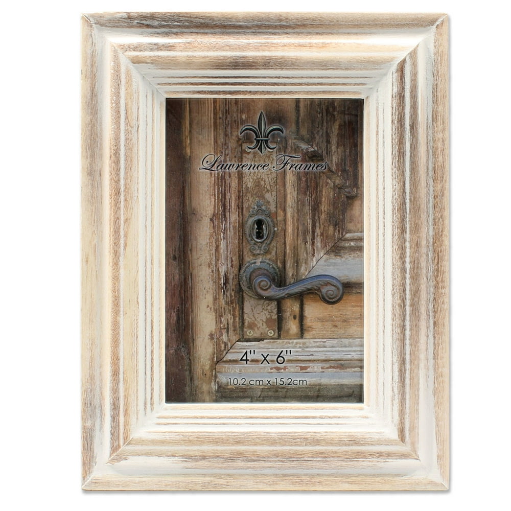 Lawrence Frames 4x6 White Wash Maple Picture Frame