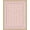 Pink Mauve Gold, Pattern 3, variant on ODIKA 8'x10' Washable Area Rug Non-Shedding, Easy Care, Mid Century Pixel Retro Atomic Mosaic Border Motif Geometric for King Size Bedroom Under Bed, Master Suite