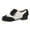 Black, variant on Women's Applause Tap White Oxfords 4 M