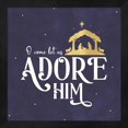 thumbnail image 3 of Great Art Now O Holy Night on Blue by Tara Reed, 2 Piece Framed Art Set Each 13.25"W x 13.25"H, 3 of 3