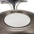 thumbnail image 2 of NFTIGB 6.3 Quart Stainless Steel Chafing Dish Buffet Set with 2 Compartment Food Tray Visible Glass Lid Round Catering Warmer (6L / 18.5 inches), 2 of 9