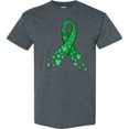 thumbnail image 3 of Inktastic Cerebral Palsy Awareness Green Ribbon Made of Hearts T-Shirt, 3 of 5