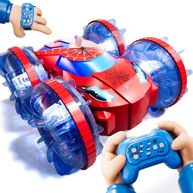 Coche anfibio con control remoto Lilybuds para niños de 3 a 8 años