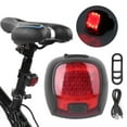 thumbnail image 2 of HURRISE Feu Arrière de Vélo USB Rechargeable Lumière Arrière d'Avertissement pour Vélo de Montagne Équipement de Conduite, Feu Arrière de Vélo de Montagne, Feu Arrière de Vélo, 2 of 10