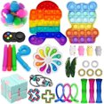 thumbnail image 1 of Ensemble de Jouets Fidget, 30 Pcs Jouet Pop it Fidget Jouet Sensoriel Ensemble de Jouets Fidget Push Pop Bubble Jouet Fidget, 1 of 7