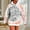 White, variant on Women's Tie Dye Hoodies Tunics Sweatshirt Long Sleeve Pullover Sweatshirts Drawstring Hooded Shirts Pocket Hoodie Top,Oversized Pullover Coats Autumn Relaxed Sweaters Tops for Women