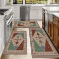 thumbnail image 6 of Kitchen Rugs Sets of 3 Non Slip Washable Kitchen Mats for Floor, Waterproof Kitchen Runner Rug, Floor Mat Carpet for Entryway, Laundry, Sink, Hallway, Bathroom, 6 of 10