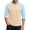 Beige, variant on Men’s Three Quarter Sleeve Sport T-Shirt Baseball Style Casual Cotton Top