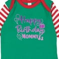 thumbnail image 4 of Inktastic Purple Happy Birthday Mommy Boys or Girls Long Sleeve Baby Bodysuit, 4 of 5