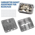 thumbnail image 2 of Carburetor Gasket Kit for Holley 4150/Motorcraft M2300 - Fuel Bowl & Metering Block Seal Replacement Set (8-2000QFT), 2 of 7