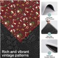 thumbnail image 3 of Red Christmas Santa Pattern Kitchen Rugs Sets Of 3,Kitchen Runner Rugs Non Skid Washable,Decorative Kitchen Floor Mats for Kitchen,Sink,Laundry,17"x30"+ 17"x47" + 17"x59", 3 of 6