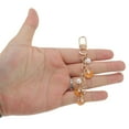 thumbnail image 4 of Unique Bargains 1 Pc Stylish Shell Pearl Handbag Charm Bag Accessories 4.13″ Orange, 4 of 5