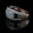 thumbnail image 4 of TAAPSEE JEWELS Round Cut CZ Engagement Wedding Ring Trio Set 1.34Ct 14k Rose Gold Finish, 4 of 6