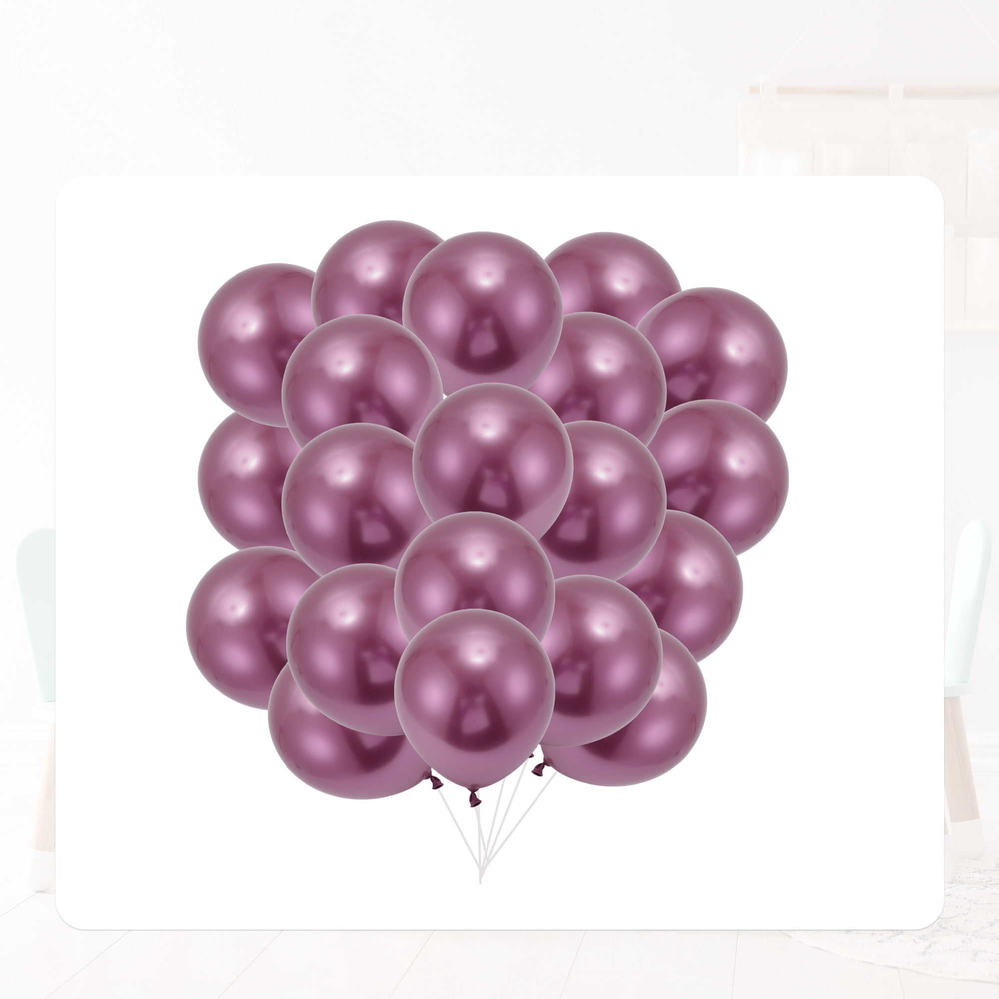 Unique Bargains 20Pcs Latex Party Wedding Graduation Anniversary Balloons Red
