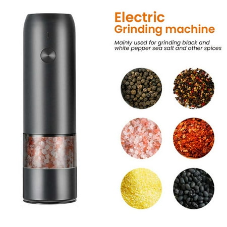 Home Restaurant Electric Pepper Seasoning Grinder USB Charging