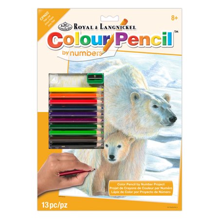 UPC: 0090672373656 | Royal & Langnickel – Colour Pencil by Numbers – Polar Love