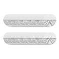 thumbnail image 1 of Ecomeon Bonding Tool,100Pcs Hair Heat Shield Guards With Scale Single Hole PVC Clear Glue Protector Tools For Hair, Tools, 1 of 8