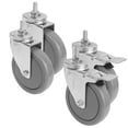 thumbnail image 2 of Vollum Set of Stem Casters for Vollum Stainless Steel Bakery Racks, 2 of 3
