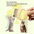 thumbnail image 4 of Farfi Pet Comb Pet Hair Removal Massaging Shell Comb Deshedding Brush Cats Dogs Durable Gentle Grooming Tool (Green), 4 of 13