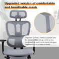 thumbnail image 5 of Ergonomic Office Chair, Comfortable High Back Mesh Computer Chair Rolling Desk Chair - 4D Adjustable Armrest, Adjustable Headrest, Dynamic Lumbar Support, Ergonomic Chair for Home Office Work, Gray, 5 of 8
