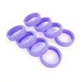 thumbnail image 1 of 2uds. Funda de silicona antidesgaste para ruedas de equipaje, 8 Uds., para equipaje de mano (púrpura), 1 of 3