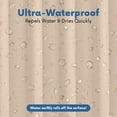thumbnail image 4 of Elaine Karen Vinyl Shower Curtain Liner Premium PVC-Free Shower Liner, 72"W x 72"H (Sand), 4 of 8