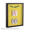 thumbnail image 2 of ArtToFrames 12x18 Inch Shadow Box Picture Frame, with a Satin Black Tall 1 Wide Shadowbox frame and Canary Mat Backing (4654), 2 of 7