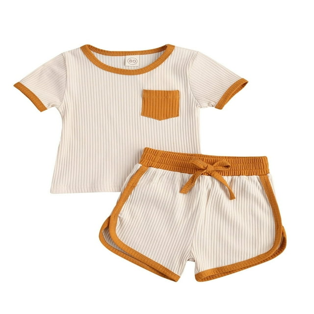 T-shirt à Manches Courtes + Short 2pcs pour Garçon Garçon