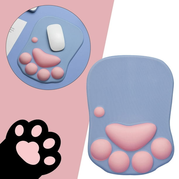 Alfombrilla de Ratón con de Dibujos Animados 3D con Soporte para Muñeca Que El Dolor de Muñeca para Portátil Suave Sin azul shamjiam reposamuñecas del ratón
