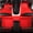 red, variant on QUUFAA Car Floor Mats Custom Floor Liner Auto Mats Waterproof For Compatible Dodge Challenger 2011-2018 Year
