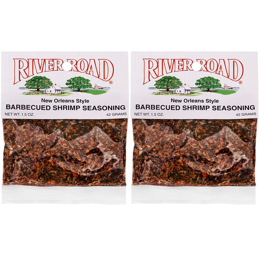 River Road New Orleans Style Barbecued BBQ Shrimp Seasoning, 1.5 Ounce