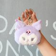 thumbnail image 1 of Monedero de felpa Kawaii Sanrio Cinnamoroll My Melody, monedero, Kuromi Plushie, llavero colgante, juguete de peluche suave para niñas, 1 of 4