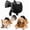 Black, variant on Dog Massager with Hands, Electric Calming Pet Massager (Green) | Hand-Like Kneading Massager for Head, Neck and Back, Relaxing Pet Care Tool for Small Medium Large Dogs and Cats