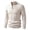 Beige, variant on Slim Quarter Zip Sweaters for Men Long Sleeve Ribbed Hem Casual Business Golf Tops Soft Light Stretchy Knit Daily Comfort Warm Sweaters