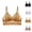 Yellow, variant on Lace Bras for Women Comfortable Breathable Racerback V Neck Wireless Triangle Bralettes