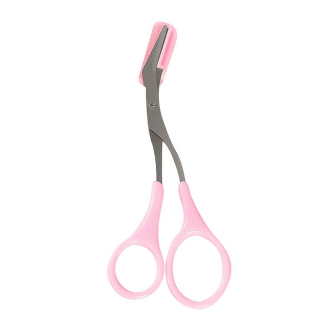 serony Beauty and Makeup Tools Eyebrow Clippers Stainless Steel Eyebrow Trimming Scissors with Comb