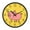 a Pink Pig, variant on Voice Activated Clock with Glow Light 12 Inch Large Silent Wall Clock Battery Operated for Home Decor A Pink Pig