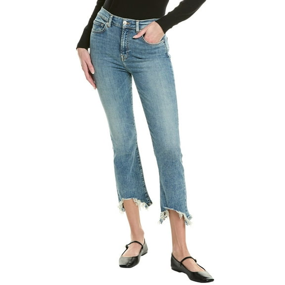 7 For All Mankind womens High-Waist Slim Kick Jean, 25, Blue