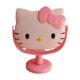 thumbnail image 5 of Suministro de espejo de maquillaje de escritorio con forma de Y de Hello Kitty, espejo pequeño giratorio con cabeza de gato, espejo de mesa elevado, 5 of 5