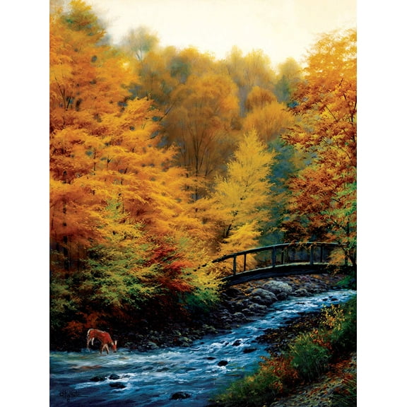 Sunsout Autumn Stream Jigsaw Puzzle