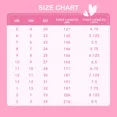 thumbnail image 5 of EUXTERPA Colorful Girls Sneakers Light Up Flashing Shoes Kids Casual Sneakers with Hook and Loop, Toddler Size 7, 5 of 6