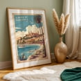 thumbnail image 5 of Palma de Mallorca Vintage Retro Travel Art - Balearic Islands Spain Illustration Oak Framed Wall Art Print 20 x 30 inches, 5 of 59