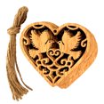 thumbnail image 1 of 10PCS Wedding Hanging Ornament Bird Heart Hanging Decor Wood Cutout with String, 1 of 4