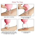 thumbnail image 4 of 4 Uds. Tazas de masaje para el cuerpo, gafas de vacío de goma para levantar la piel de la cara y el cuerpo, 4 of 5