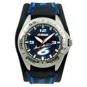 NASCAR Mark Martin Men's Water Resistant Sports Watch, Blue Dial