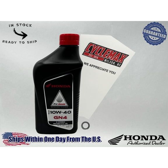 Cyclemax Standard GN4 10W-40 Oil Change Kit fits 2018-2024 Honda CRF125F